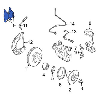 BMW OE - Front Disc Brake Pad Set