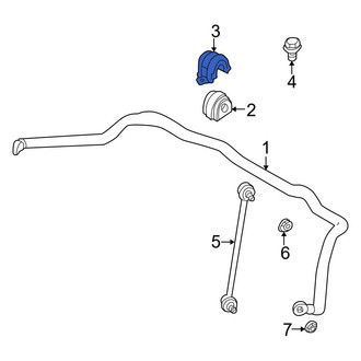 BMW OE - Rear Suspension Stabilizer Bar Bracket
