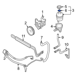 BMW OE - Power Steering Reservoir Cap Seal