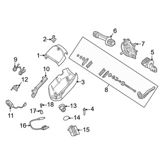 BMW OE - Steering Column - Shroud, Switches & Levers