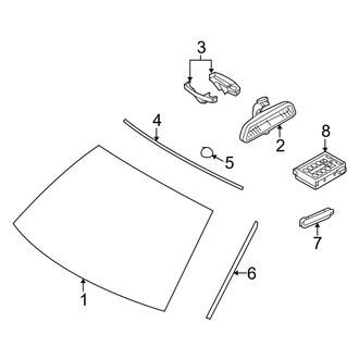 BMW OE - Windshield - Glass