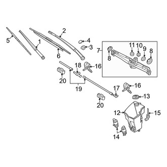 BMW OE - Windshield - Wiper & Washer Components
