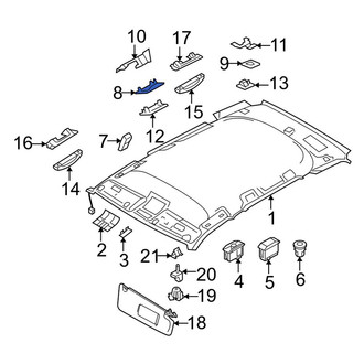 BMW OE - Front Sunroof Switch Bracket