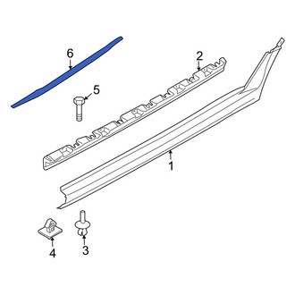 BMW OE - Left Rocker Panel Molding Trim Insert