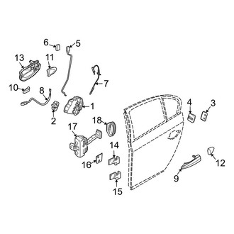 BMW OE - Rear Door - Lock & Hardware