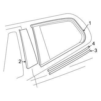 BMW OE - Quarter Panel - Glass