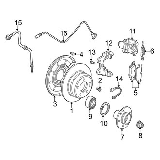 BMW OE - Rear Suspension - Brake Components