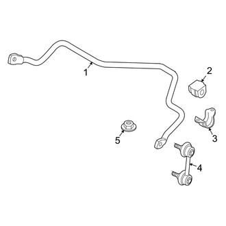 BMW OE - Rear Suspension - Stabilizer Bar & Components (2.5i / 3.0i)