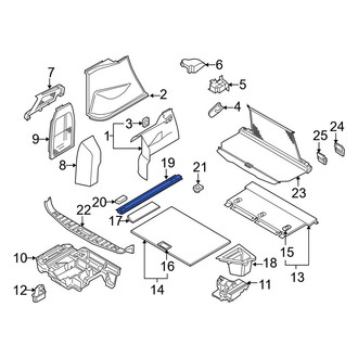 BMW OE - Rear Left Floor Side Rail
