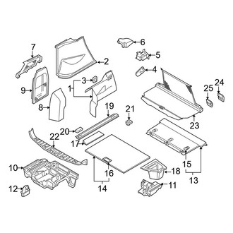BMW OE - Rear Body & Floor - Interior Trim (Rear Compartment)