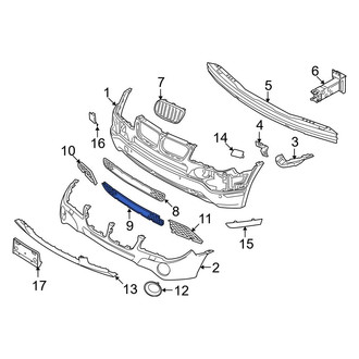 BMW OE - Front Center Lower Grille