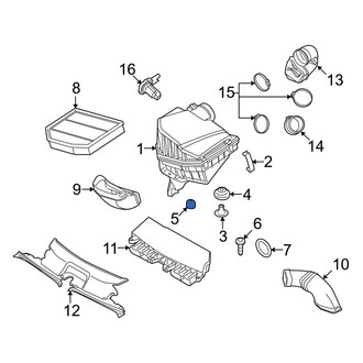 BMW OE - Air Filter Housing Insulator