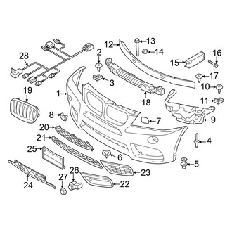 BMW OE - Front Bumper - Bumper & Components
