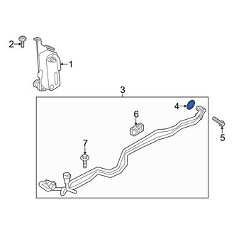 BMW OE - Automatic Transmission Oil Cooler Hose O-Ring