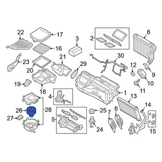 BMW OE - HVAC Blower Motor Assembly