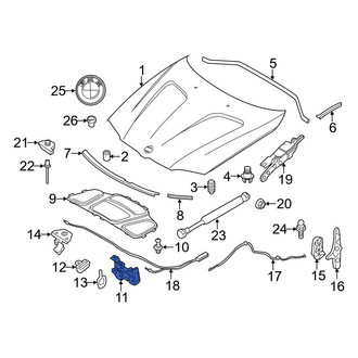 BMW OE - Front Hood Lock