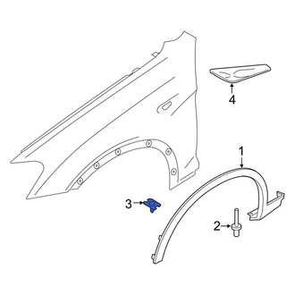 BMW OE - Front Wheel Arch Molding Clip