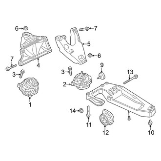 BMW OE - Engine & Transmission Mounting (Naturally Aspirated)