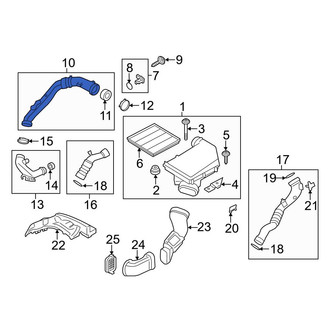 BMW OE - Engine Air Intake Hose