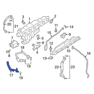 BMW OE - Turbocharger Coolant Line