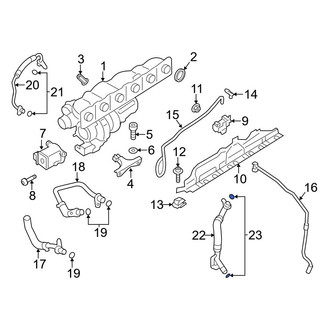 BMW OE - Lower Turbocharger Oil Line O-Ring