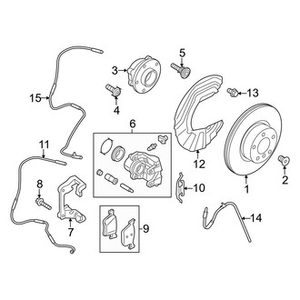 BMW OE - Front Suspension - Brake Components