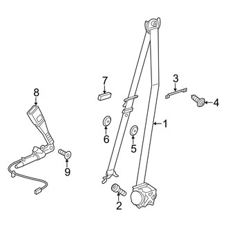 BMW OE - Restraint Systems - Front Seat Belts