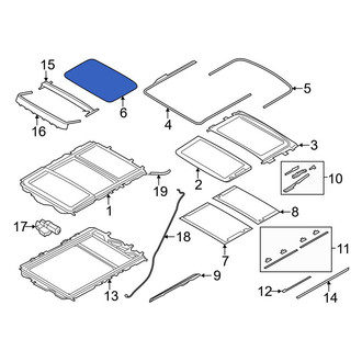 BMW OE - Sunroof Seal