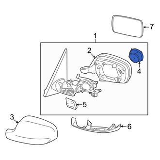 BMW OE - Front Door Mirror Drive Motor