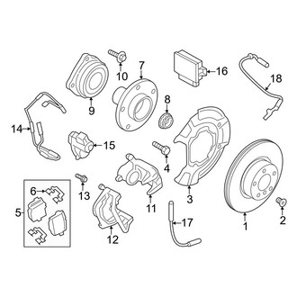 BMW OE - Rear Suspension - Brake Components
