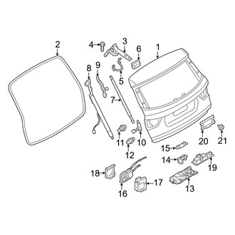 BMW OE - Lift Gate - Gate & Hardware