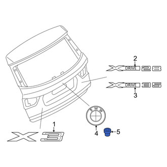 BMW OE - Hatch Emblem Grommet