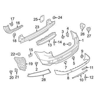 BMW OE - Rear Bumper - Bumper & Components