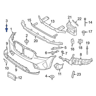 BMW OE - Bumper Cover Rivet