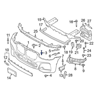 BMW OE - Bumper Cover Rivet
