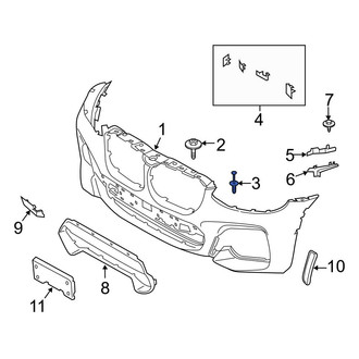 BMW OE - Bumper Cover Rivet