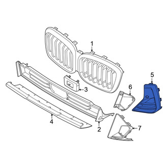 BMW OE - Front Left Outer Grille