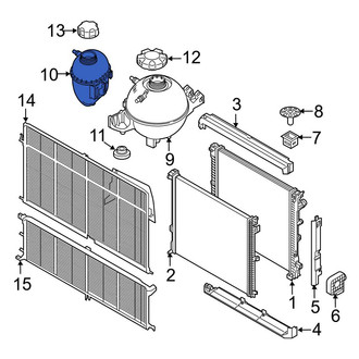 BMW OE - Turbocharger Coolant Reservoir