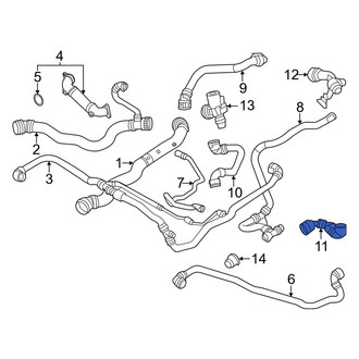 BMW OE - Lower Radiator Coolant Hose