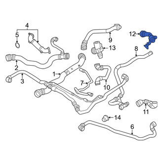 BMW OE - Engine Coolant Pipe