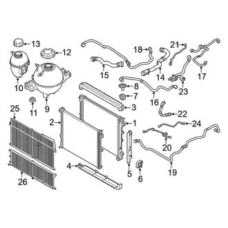 BMW OE - Cooling - Radiator & Components (Main), (M40i)