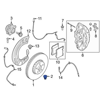 BMW OE - Disc Brake Rotor Bolt