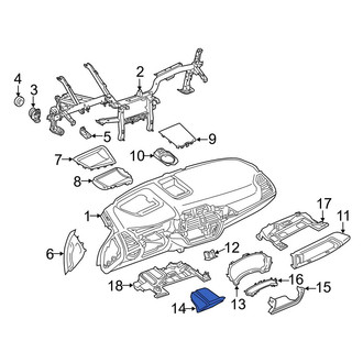 BMW OE - Instrument Panel Storage Compartment