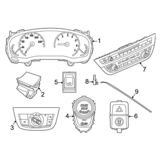 BMW OE - Instrument Panel - Cluster & Switches (xDrive30e)