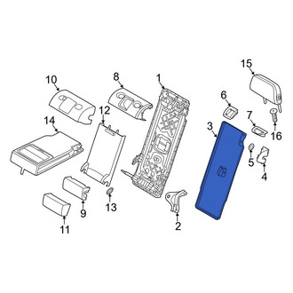 BMW OE - Rear Center Seat Back Panel