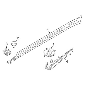 BMW OE - Pillars, Rocker & Floor - Exterior Trim (W/O M Type)