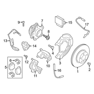 BMW OE - Rear Suspension - Brake Components (M40i / xDrive30i)
