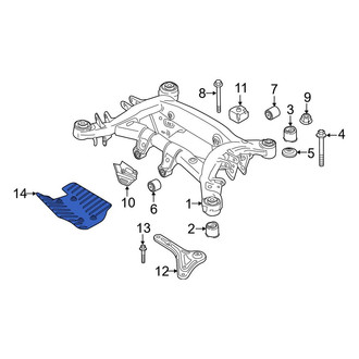 BMW OE - Rear Left Floor Baffle Plate