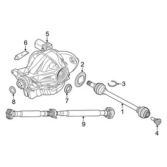 BMW OE - Rear Suspension - Axle & Differential (M / M Competition)