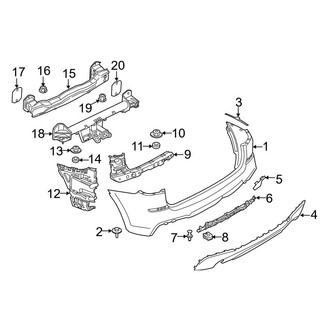 BMW OE - Rear Bumper - Bumper & Components (With M Type)